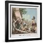 Death of Louis Joseph De Montcalm at the Siege of Quebec-Jacques Francois Joseph Swebach-Framed Giclee Print