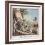 Death of Louis Joseph De Montcalm at the Siege of Quebec-Jacques Francois Joseph Swebach-Framed Giclee Print