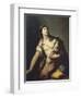 Death of Lucretia-Luca Giordano-Framed Giclee Print