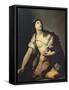 Death of Lucretia-Luca Giordano-Framed Stretched Canvas