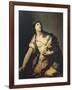 Death of Lucretia-Luca Giordano-Framed Giclee Print