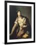 Death of Lucretia-Luca Giordano-Framed Giclee Print