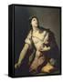 Death of Lucretia-Luca Giordano-Framed Stretched Canvas