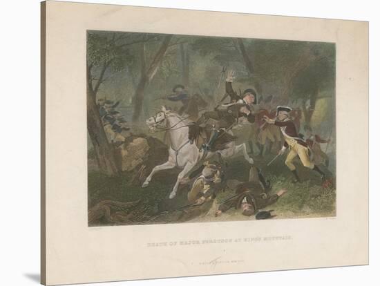 Death of Major Ferguson at King's Mountain, 1863-Alonzo Chappel-Stretched Canvas