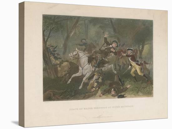 Death of Major Ferguson at King's Mountain, 1863-Alonzo Chappel-Stretched Canvas
