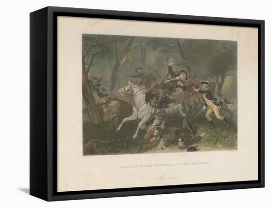 Death of Major Ferguson at King's Mountain, 1863-Alonzo Chappel-Framed Stretched Canvas