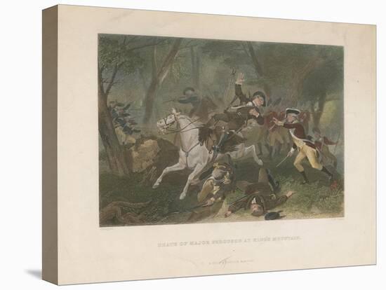 Death of Major Ferguson at King's Mountain, 1863-Alonzo Chappel-Stretched Canvas