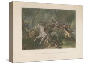 Death of Major Ferguson at King's Mountain, 1863-Alonzo Chappel-Stretched Canvas