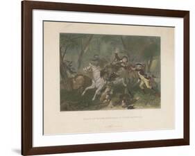 Death of Major Ferguson at King's Mountain, 1863-Alonzo Chappel-Framed Giclee Print