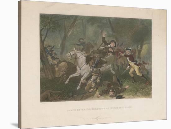 Death of Major Ferguson at King's Mountain, 1863-Alonzo Chappel-Stretched Canvas