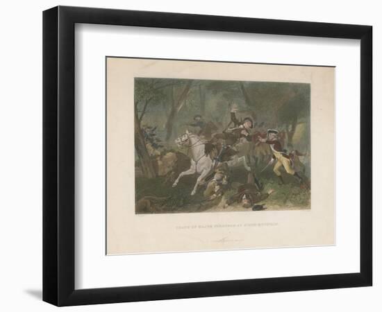 Death of Major Ferguson at King's Mountain, 1863-Alonzo Chappel-Framed Giclee Print