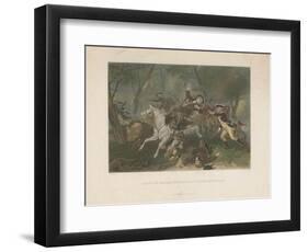 Death of Major Ferguson at King's Mountain, 1863-Alonzo Chappel-Framed Giclee Print