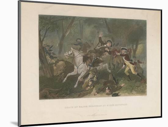 Death of Major Ferguson at King's Mountain, 1863-Alonzo Chappel-Mounted Giclee Print