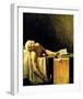 Death of Marat-Jacques-Louis David-Framed Giclee Print