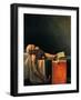 Death of Marat-Jacques-Louis David-Framed Art Print