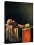 Death of Marat-Jacques-Louis David-Stretched Canvas