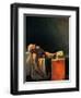 Death of Marat-Jacques-Louis David-Framed Art Print