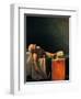 Death of Marat-Jacques-Louis David-Framed Art Print