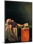 Death of Marat-Jacques-Louis David-Mounted Art Print