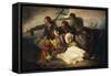Death of Marco Botzaris-Ludovico Lipparini-Framed Stretched Canvas