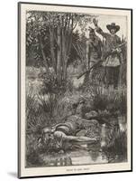 Death of Metacomet (King Philip) Chief of the Wampanoag Indians During King Philip's War 1675-1676-Howard Pyle-Mounted Art Print