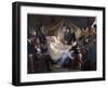 Death of Napoleon - Steuben, Charles De (1788-1856) - 1825 - Lithograph, Watercolour - 52,4X71,8 --Charles Auguste Steuben-Framed Giclee Print