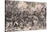 Death of Nelson Ad 1805-Daniel Maclise-Stretched Canvas