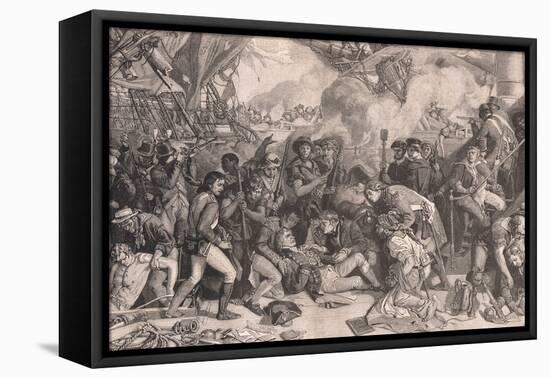 Death of Nelson Ad 1805-Daniel Maclise-Framed Stretched Canvas