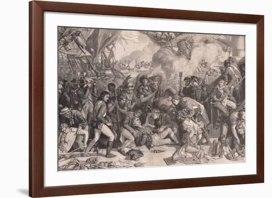 Death of Nelson Ad 1805-Daniel Maclise-Framed Giclee Print