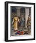 Death of Odoacer, Killed by Theodoric, King of the Ostrogoths-Tancredi Scarpelli-Framed Giclee Print