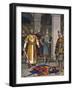 Death of Odoacer, Killed by Theodoric, King of the Ostrogoths-Tancredi Scarpelli-Framed Giclee Print
