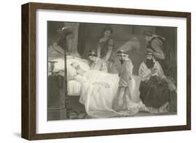 Death of Pericles, 429 BC-Alonzo Chappel-Framed Giclee Print