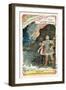 Death of Pliny the Elder in the Eruption of Vesuvius, 79-null-Framed Giclee Print