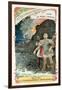 Death of Pliny the Elder in the Eruption of Vesuvius, 79-null-Framed Giclee Print