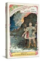 Death of Pliny the Elder in the Eruption of Vesuvius, 79-null-Stretched Canvas