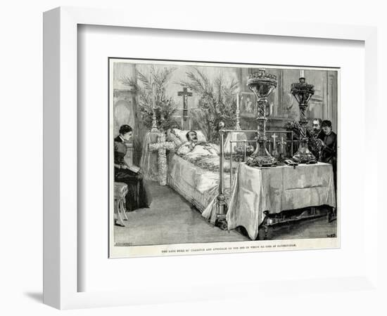 Death of Prince Albert Victor, Duke of Clarence and Avondale-W. Simpson-Framed Art Print