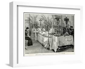 Death of Prince Albert Victor, Duke of Clarence and Avondale-W. Simpson-Framed Art Print