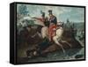 Death of Prince Józef Poniatowski in the Battle of Leipzig, 1820-Horace Vernet-Framed Stretched Canvas