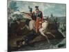 Death of Prince Józef Poniatowski in the Battle of Leipzig, 1820-Horace Vernet-Mounted Giclee Print