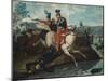 Death of Prince Józef Poniatowski in the Battle of Leipzig, 1820-Horace Vernet-Mounted Giclee Print