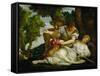 Death of Procris-Paolo Veronese-Framed Stretched Canvas