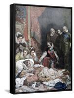 Death of Queen Elizabeth, 1892-Paul Delaroche-Framed Stretched Canvas