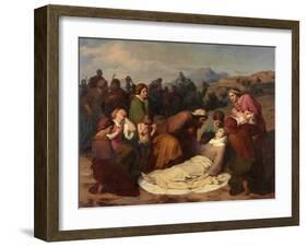 Death of Rachel, 1847-Gustave Metz-Framed Giclee Print