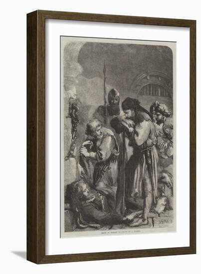 Death of Richard II-Sir John Gilbert-Framed Giclee Print