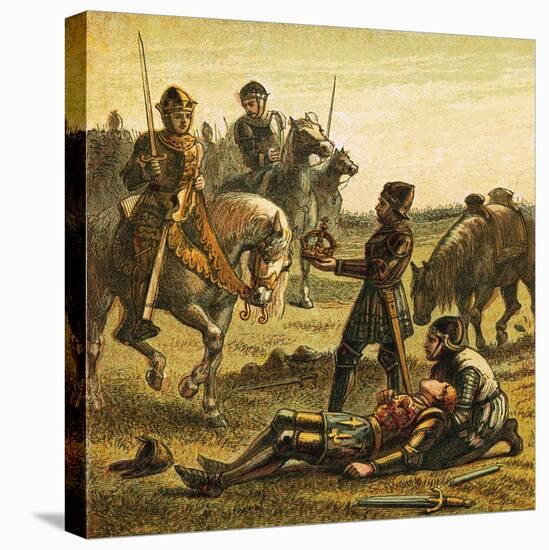 Death of Richard Iii-English-Stretched Canvas