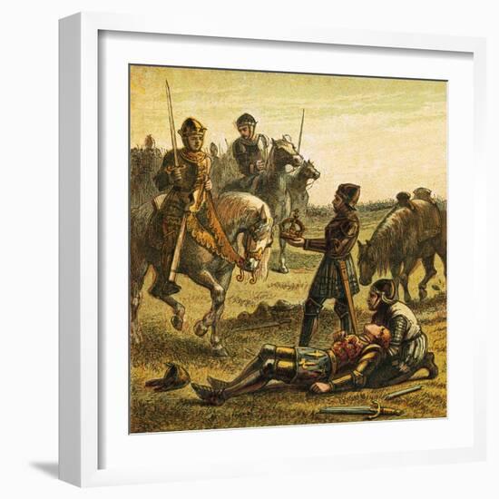 Death of Richard Iii-English-Framed Giclee Print