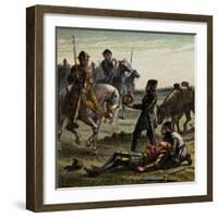 Death of Richard the Third, 1485-null-Framed Giclee Print