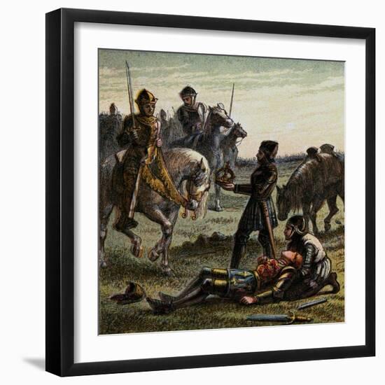 Death of Richard the Third, 1485-null-Framed Giclee Print