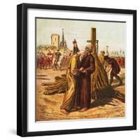 Death of Ridley and Latimer-English-Framed Giclee Print