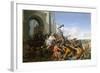 Death of Robert Le Fort in the Battle of Brissarthe, 866-Henri Lehmann-Framed Giclee Print